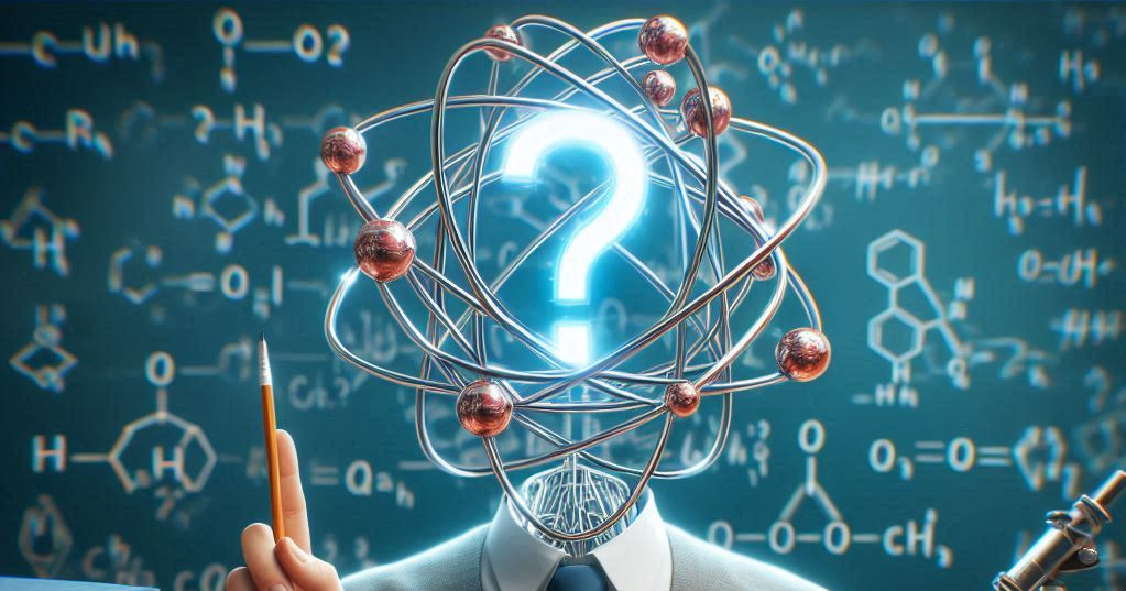 tutor with an atom for a head and a question mark for its nucleus